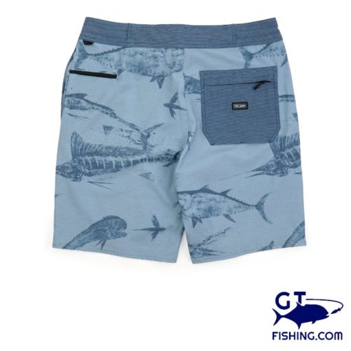 Pelagic Deep Drop Gyotaku shorts