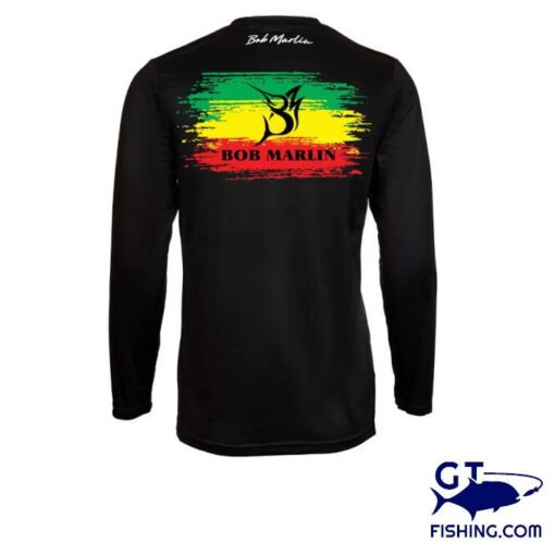 Bob Marlin Performance Shirt Rasta Flag