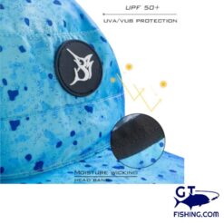 Bob Marlin Bucket Hat Bob Mahi Blue